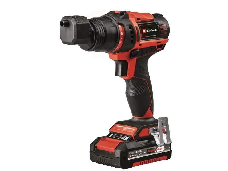 Einhell TE-CD 18/45, Pistolgreb boremaskine, Nøglefri, Børstet, 1,3 cm, 2 mm, 45 Nm