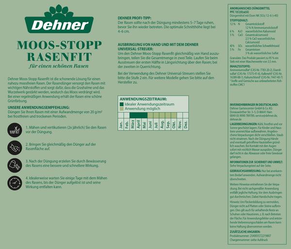 Dehner Moos-Stopp Rasenfit, 5 kg