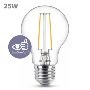 Philips LED peer E27 1,9W filament helder niet dimbaar