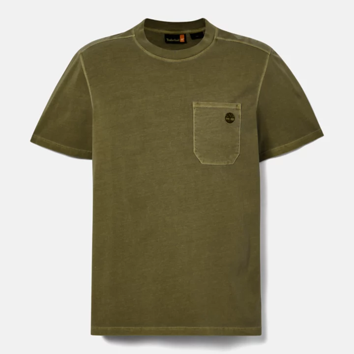 Camiseta Merrymack Pocket masculina na cor verde.
