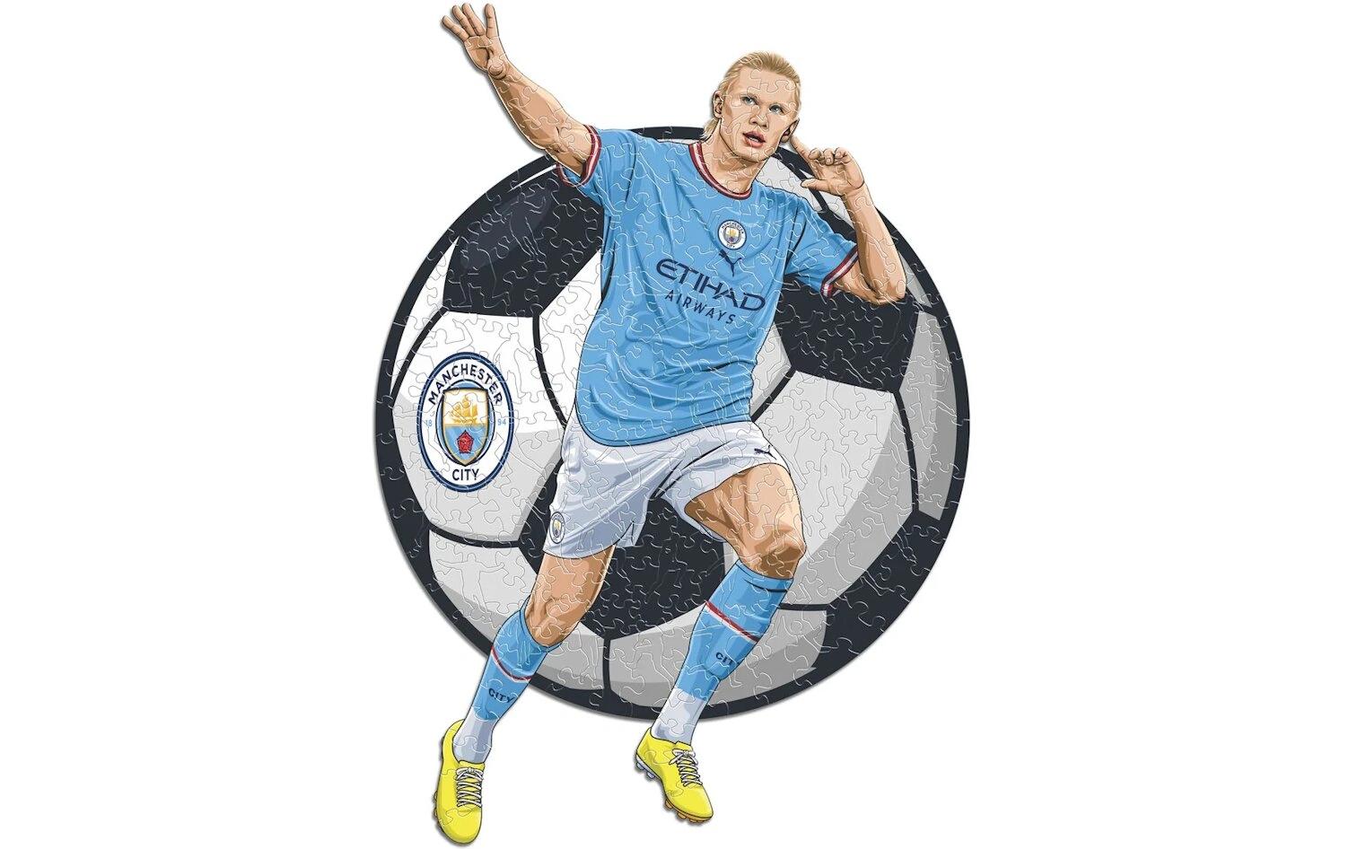 Man City FC – Erling HaalandOffizielles Holzpuzzle, Grösse M