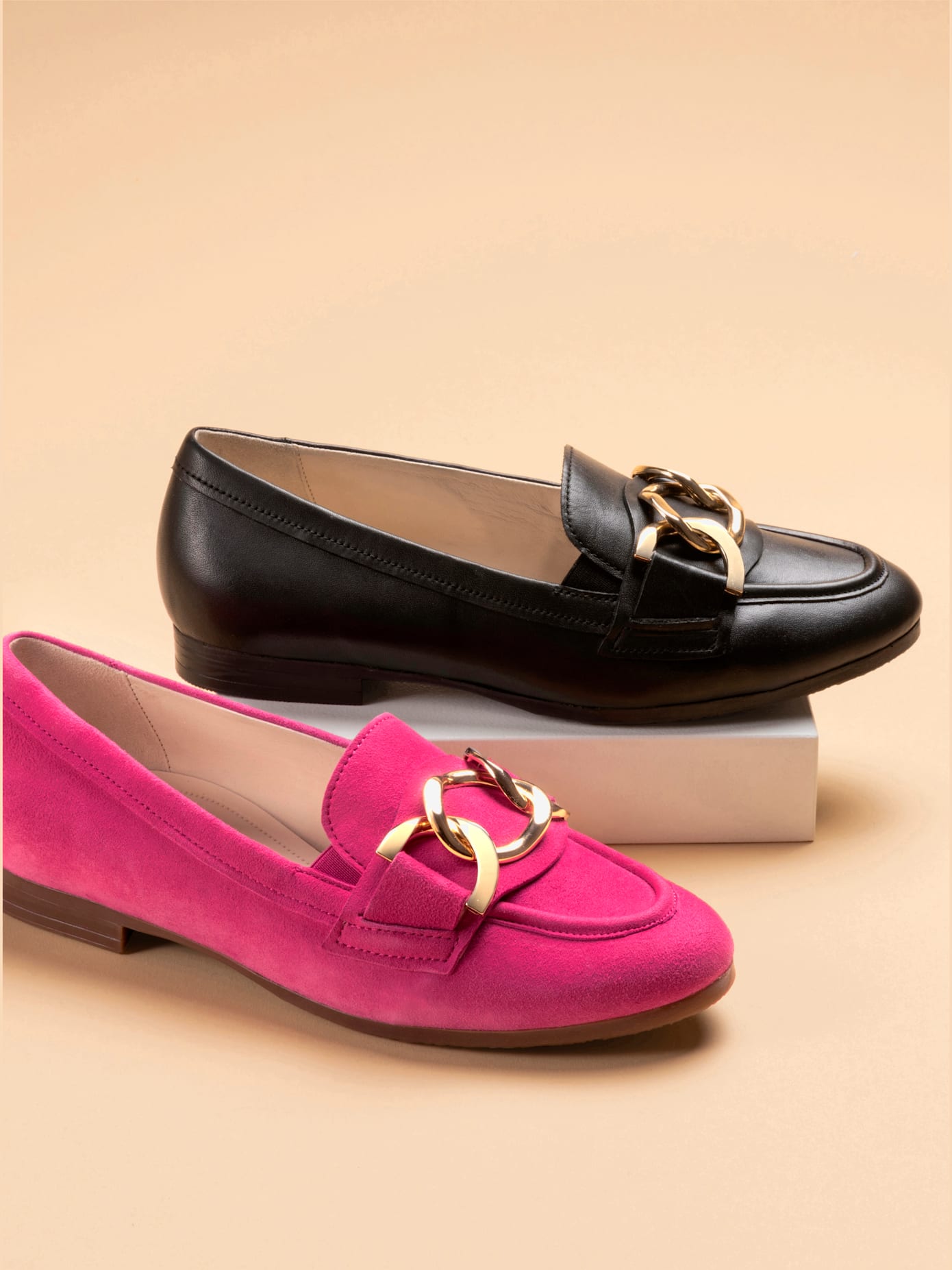 Trotteurs cuir véritable