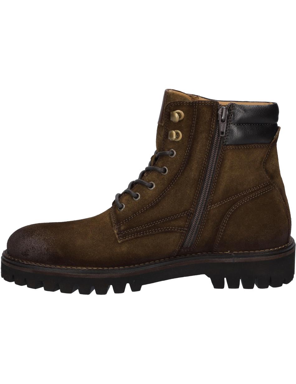 Stiefelette Romed 01, tabak-kombi