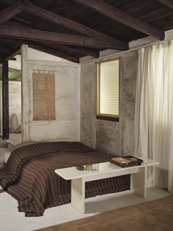 Ferm Living Aires bedsprei 250x240 Stone