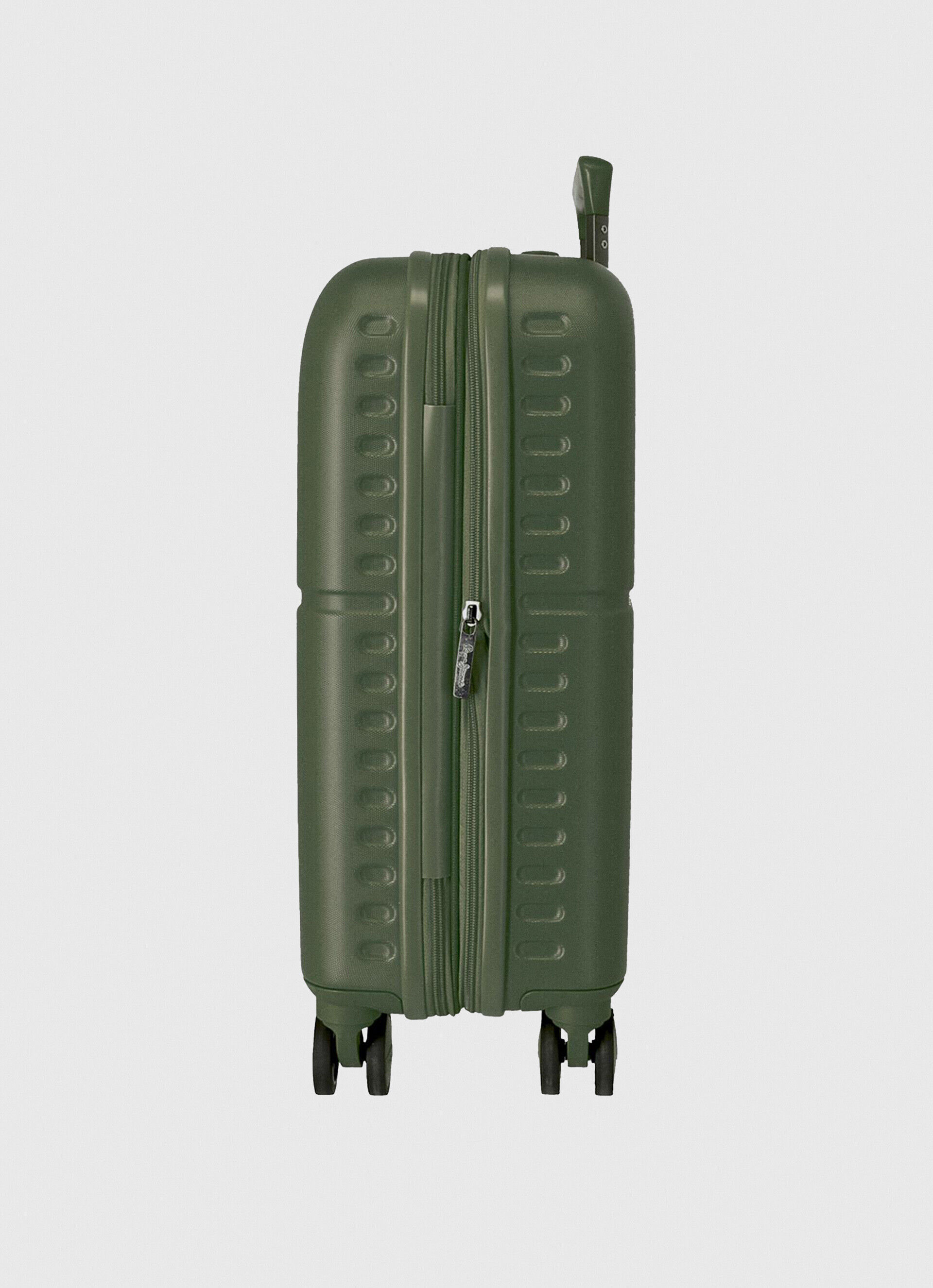 Mala de viagem com rodinhas em ABS, 55 cm - verde-oliva, tamanho único
