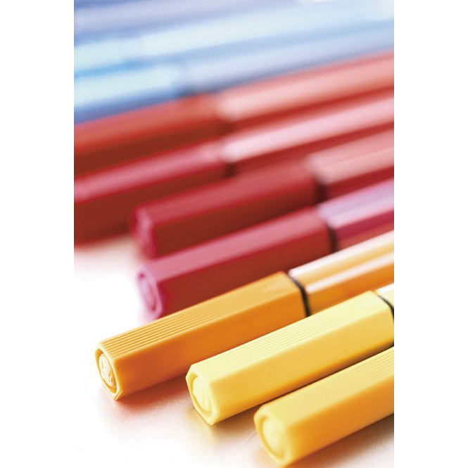 STABILO Pen 68 - 8 Fasermaler - Pastellfarben