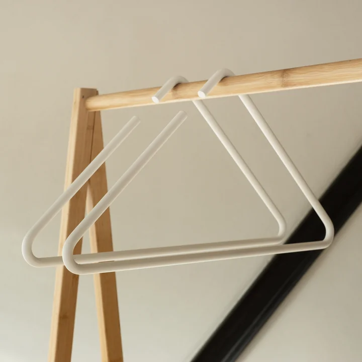 HANA - 3ECKE Kleiderbügel, weiss (2er-Set)