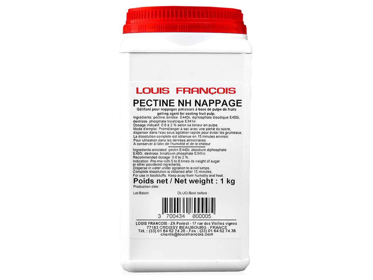 Pectine NH pour nappage - 1 kg - Louis François