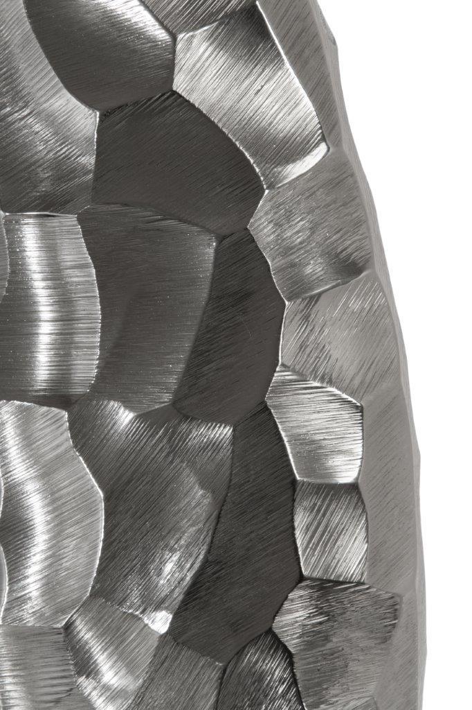 VASE Valessa - silber - gehämmert - 46 cm