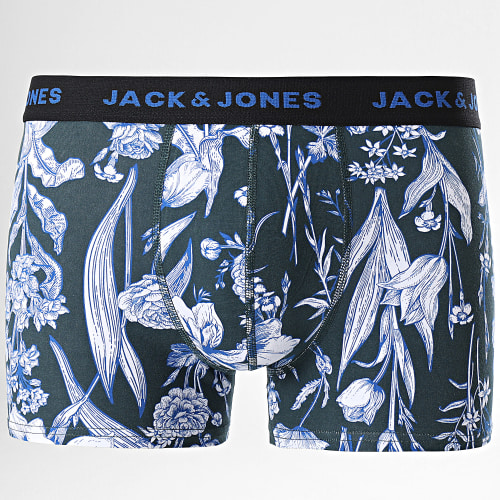 Lot De 7 Boxers Flower Mix Noir Bleu Marine Vert Floral
