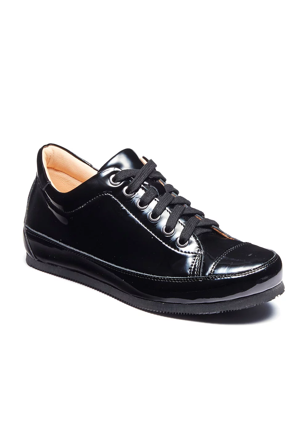 BASKET ROTONDA VERNIS NOIR