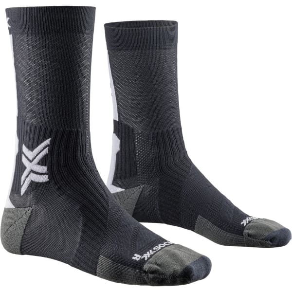 Chaussette vélo X-SOCKS BIKE PERFORM CREW OPAL BLACK/ARCTIC WHITE