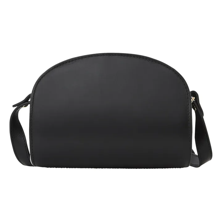 A.P.C. Sac Demi Lune Mini Cuir Lisse | Noir