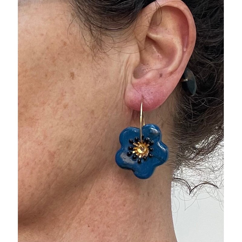 Boucles d'oreille créole artisanat
