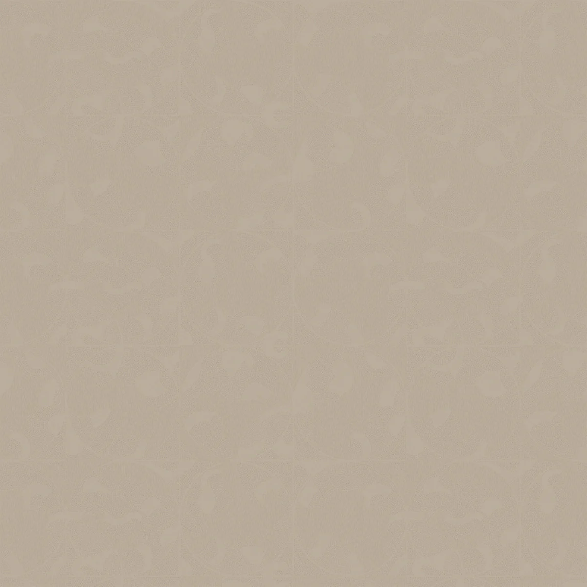 Nappe enduit imperméable pur coton brun 150X150 Garnier Thiebaut
