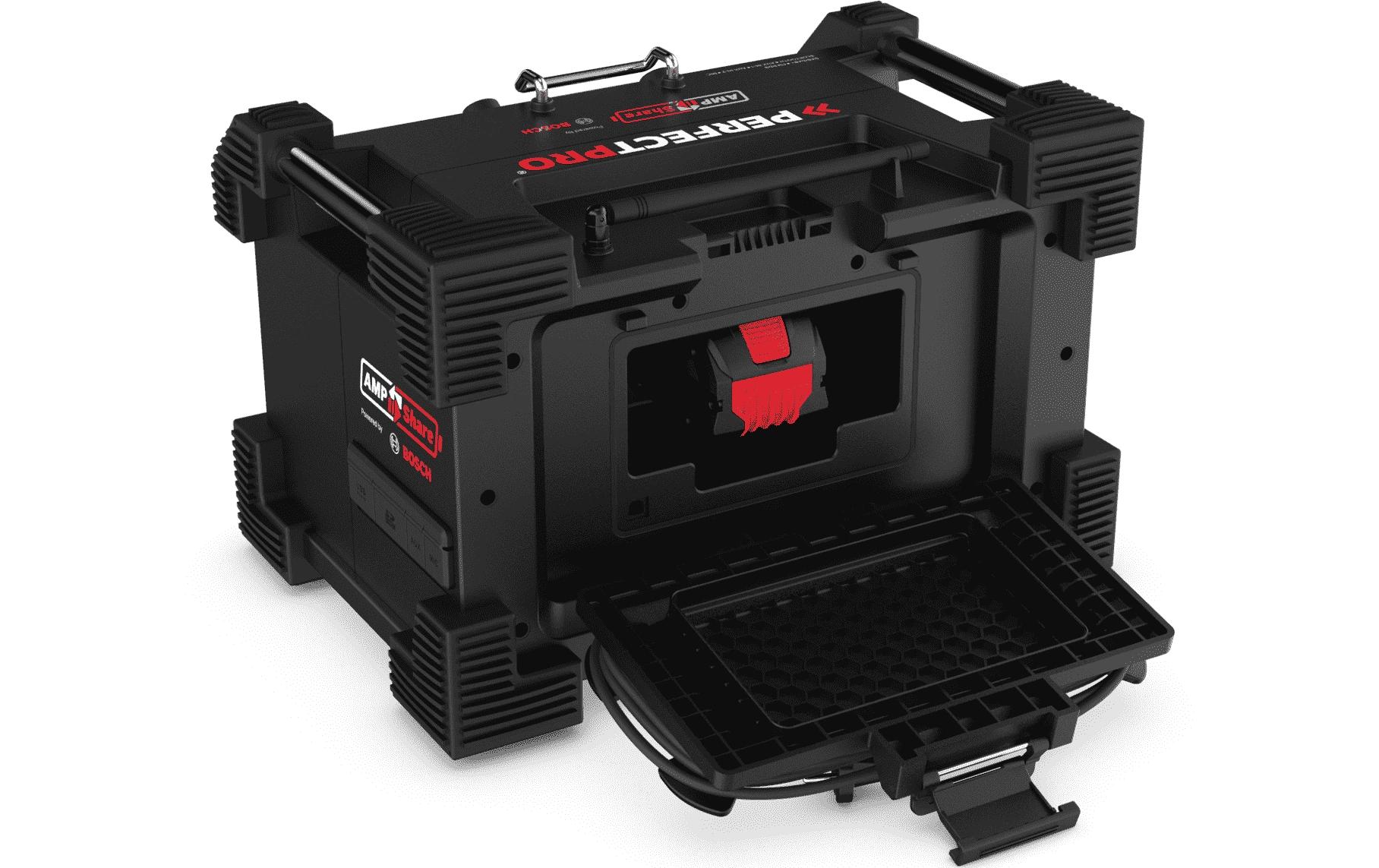 Baustellenradio Rockhart 18 V Schwarz<br>UKW- und DAB+-Baustellenradio