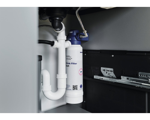 Blanco keukenkraan met filterfunctie en kokend heet water DRINK.HOT EVOL MONO geborsteld roestvrij staal 526312