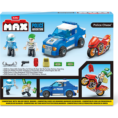 Max Bricks politistation - 121 brikker