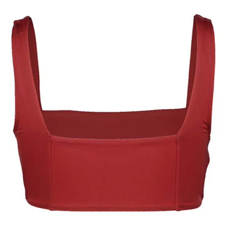 Canopea Haut de Maillot de Bain Polyamide Recyclé Mariotta - Collection Femme  | Rouge framboise