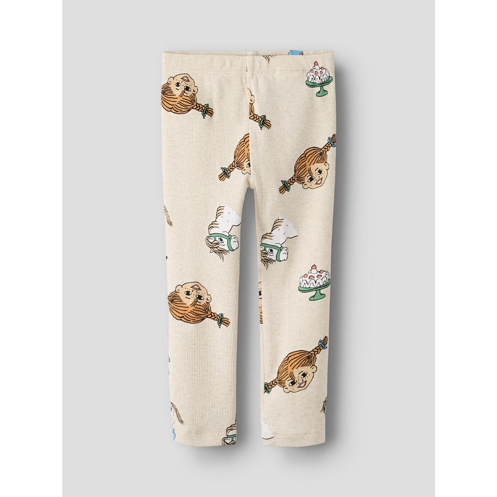 Køb Name It Peyote Melange Nmfsoca Pippi Leggings Sky