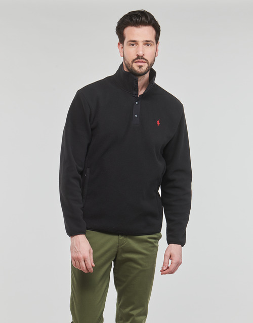 Polo Ralph Lauren - SWEAT 1/2 ZIP EN DOUBLE KNIT TECH Negro