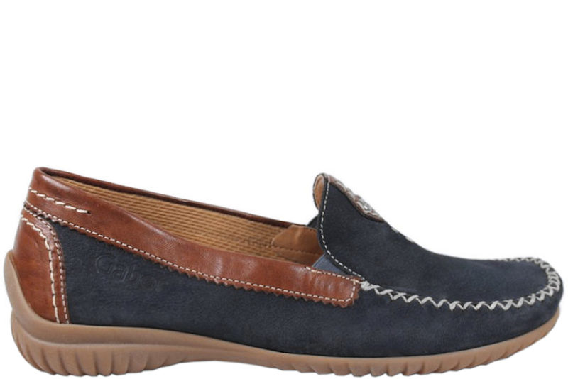 GABOR COMFORT MØRKEBLÅ NUBUCK LOAFERS