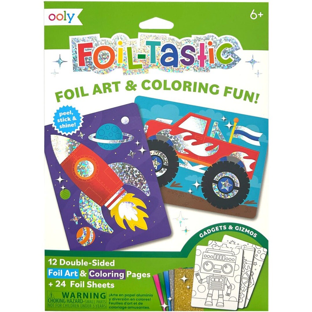 Ooly knutselset foil-tastic - gadgets and gizmo's