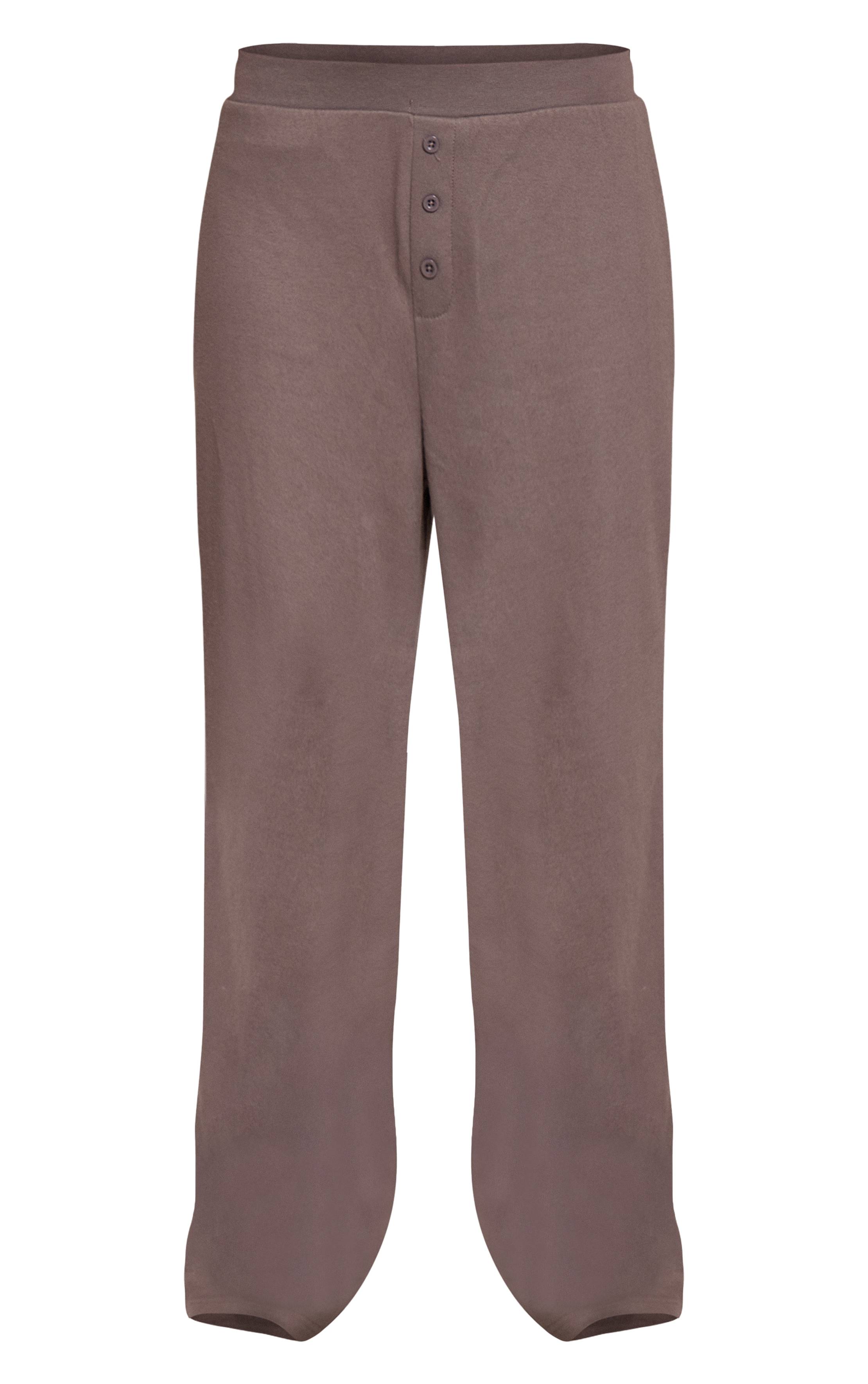 Charbon Pantalon Large Super Doux Ensemble Coordonné