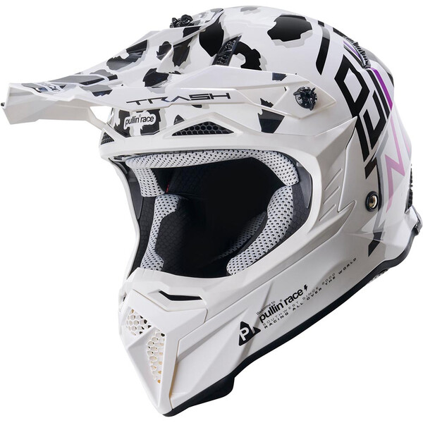 pull-in - Casque Race Blanc / Noir / Violet