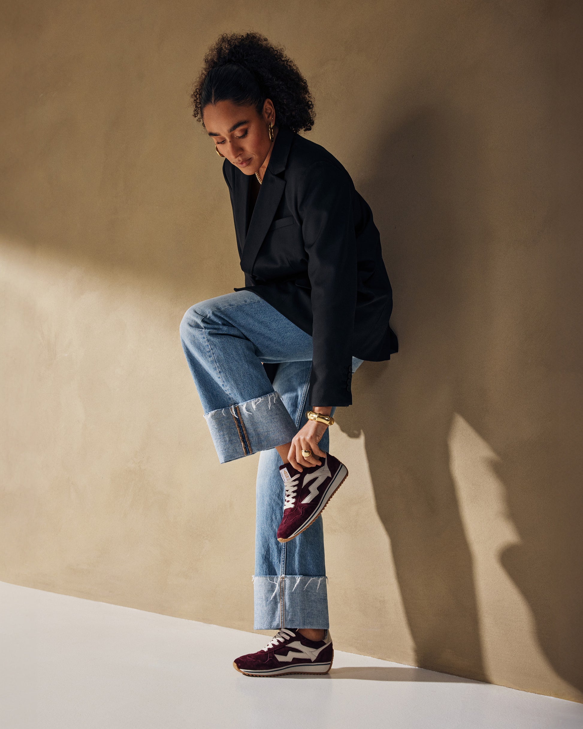 VIA VAI bordeaux dames sneakers Mikki Alex