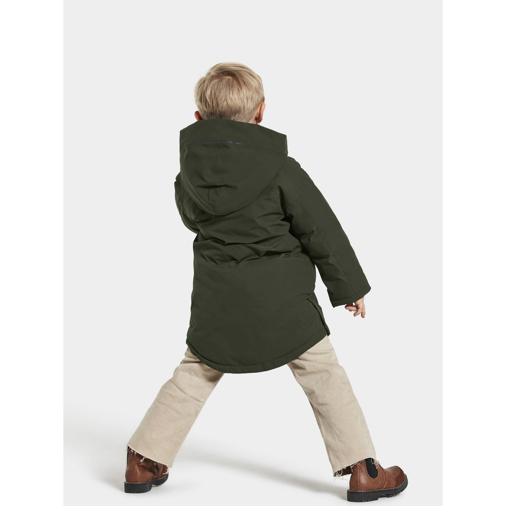Køb Didriksons Deep Green Timon Kids Parka