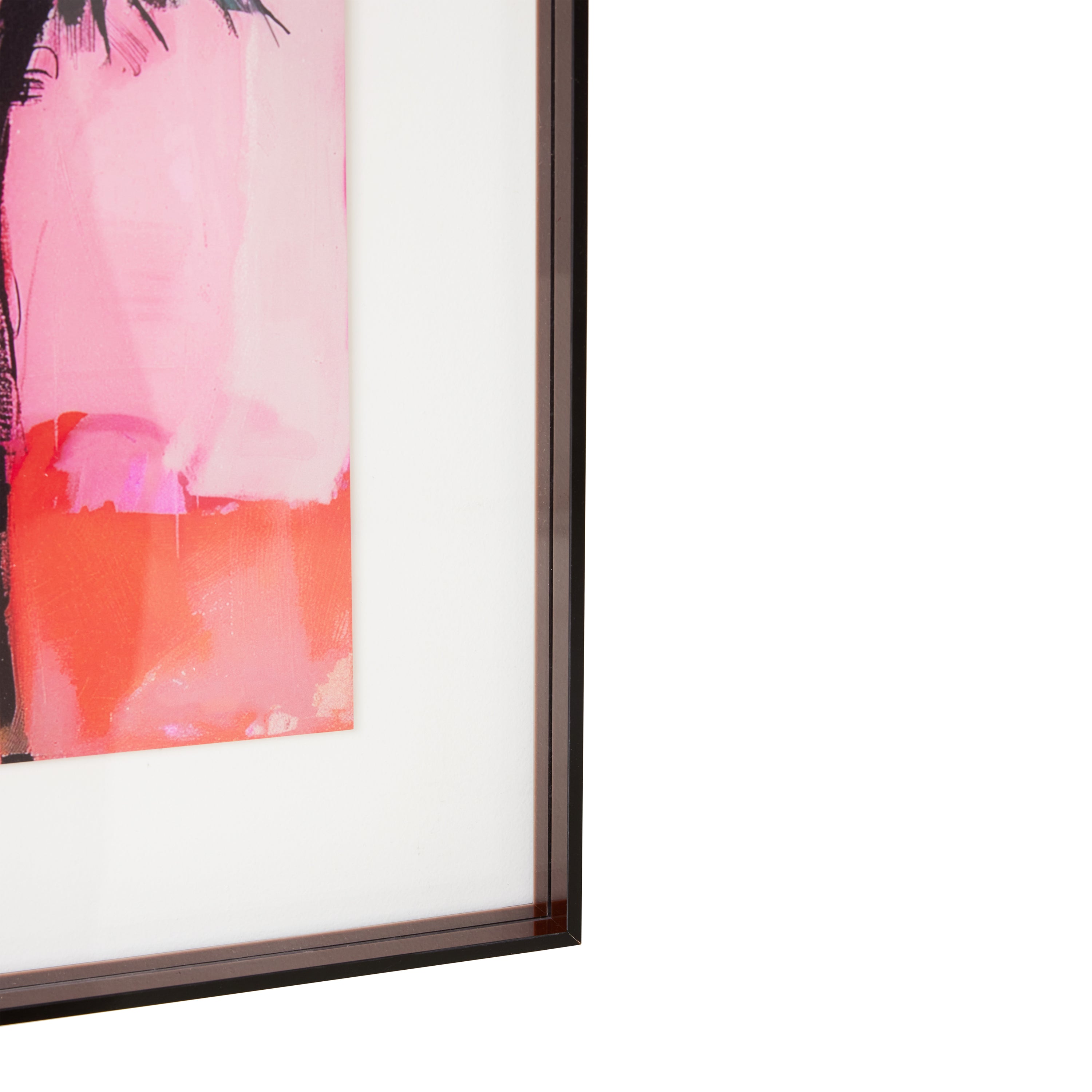 HKliving Acrylic Lijst 40 x 50 cm - Brown Palms