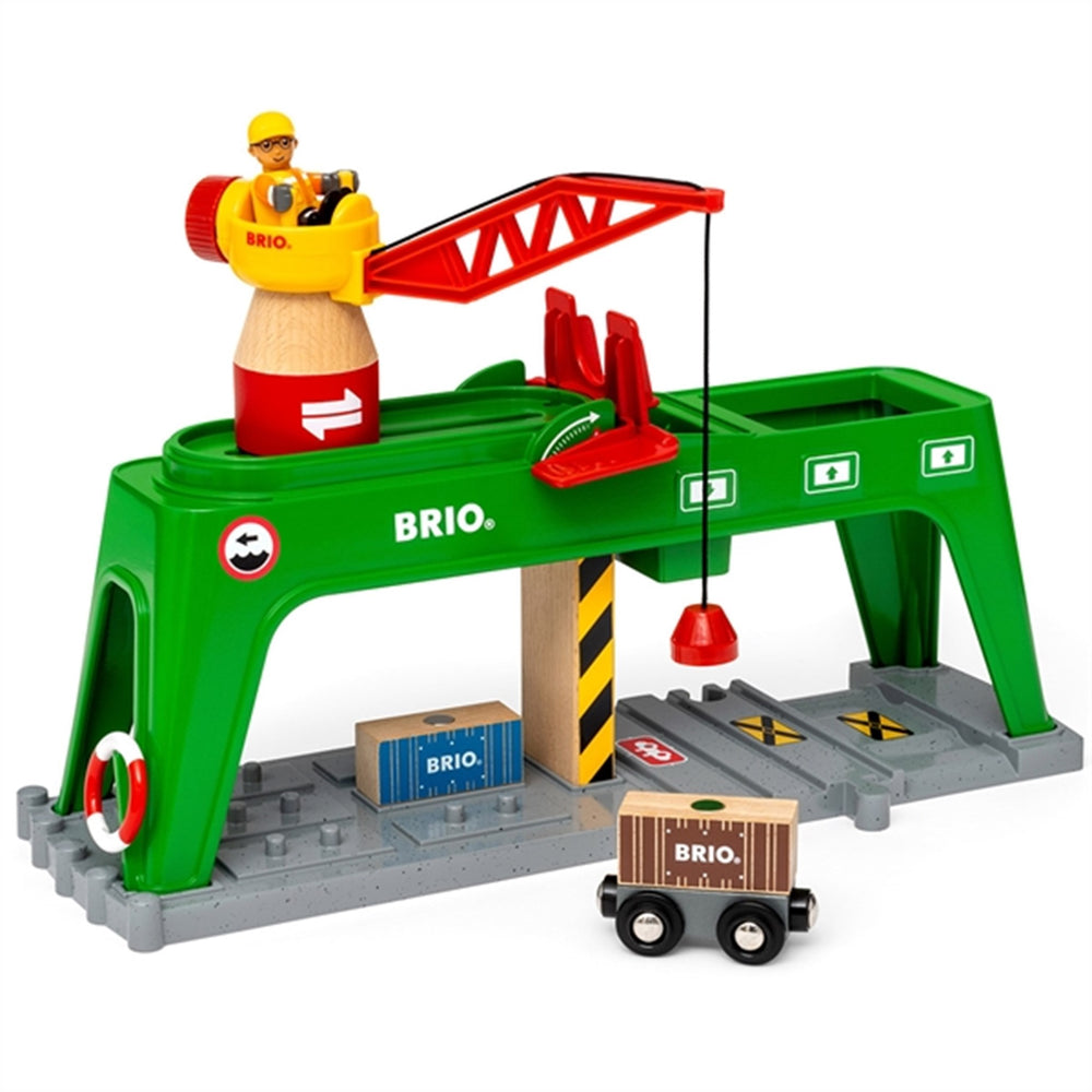 Containerkran - BRIO® → Luksusbaby.dk
