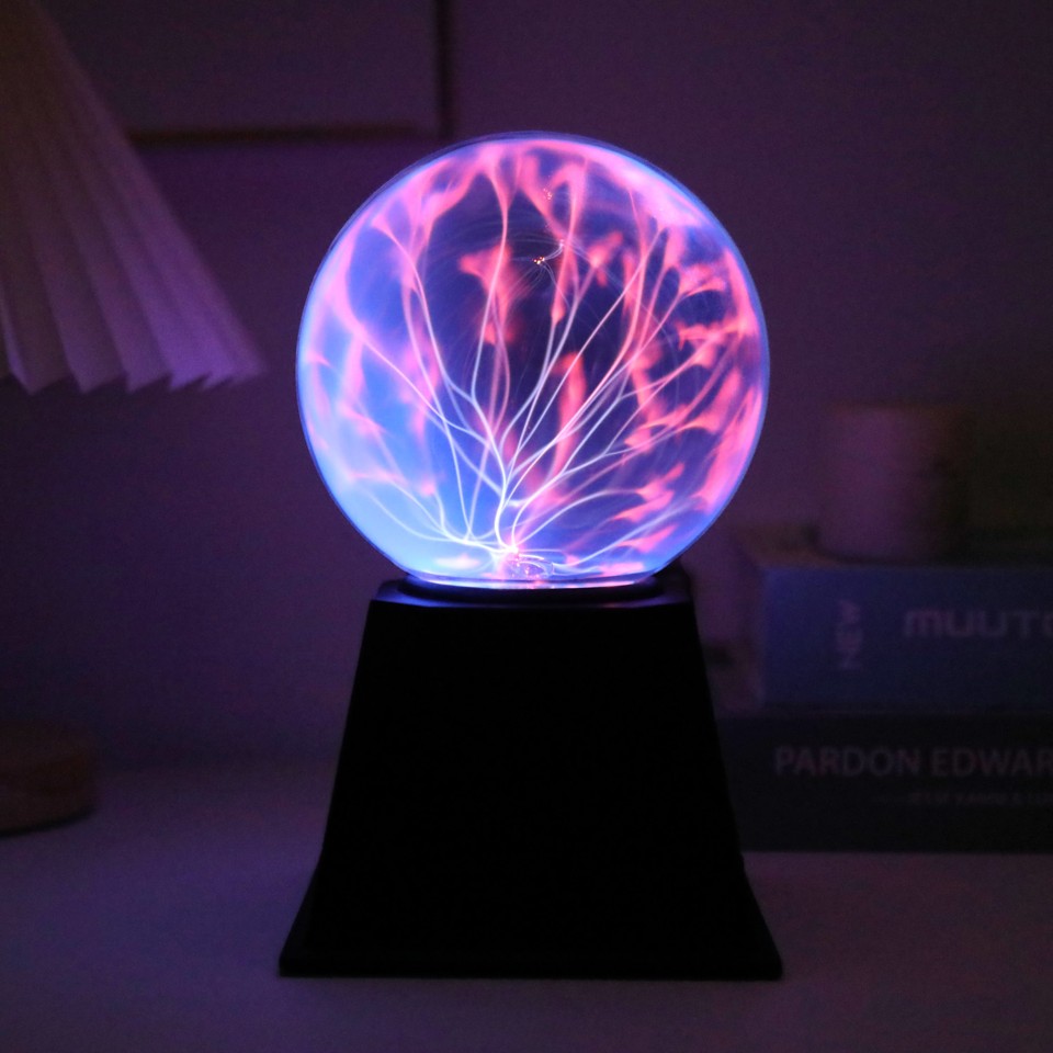 iTotal - Blå Plasma Lampe Mellem (13 cm)