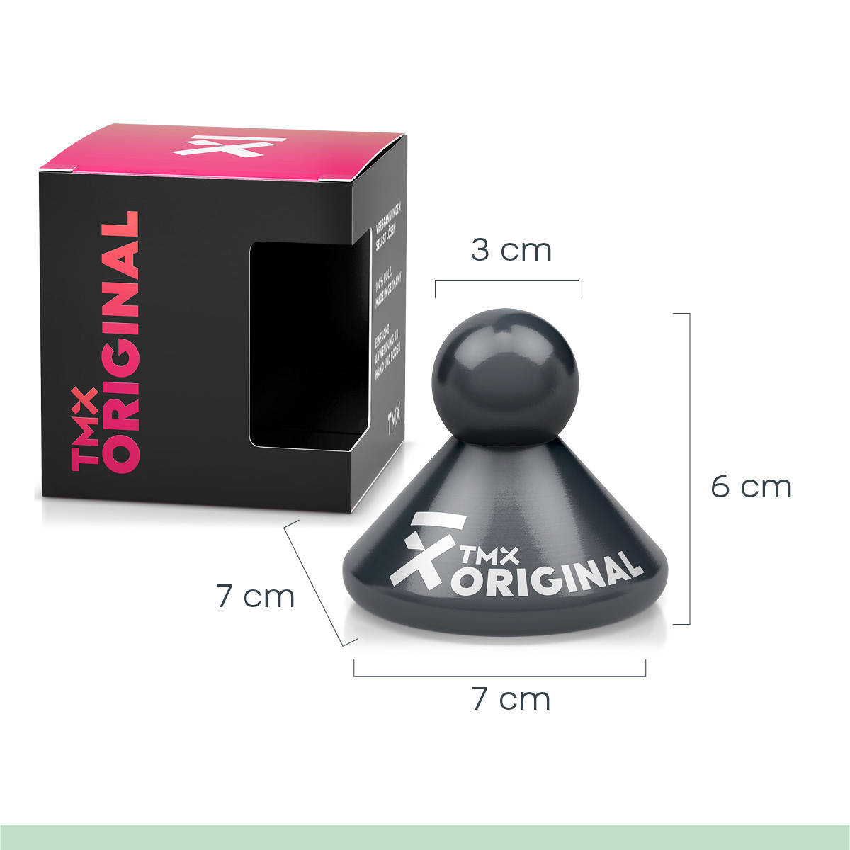TMX Trigger Original massage drukknop 3 cm grijs