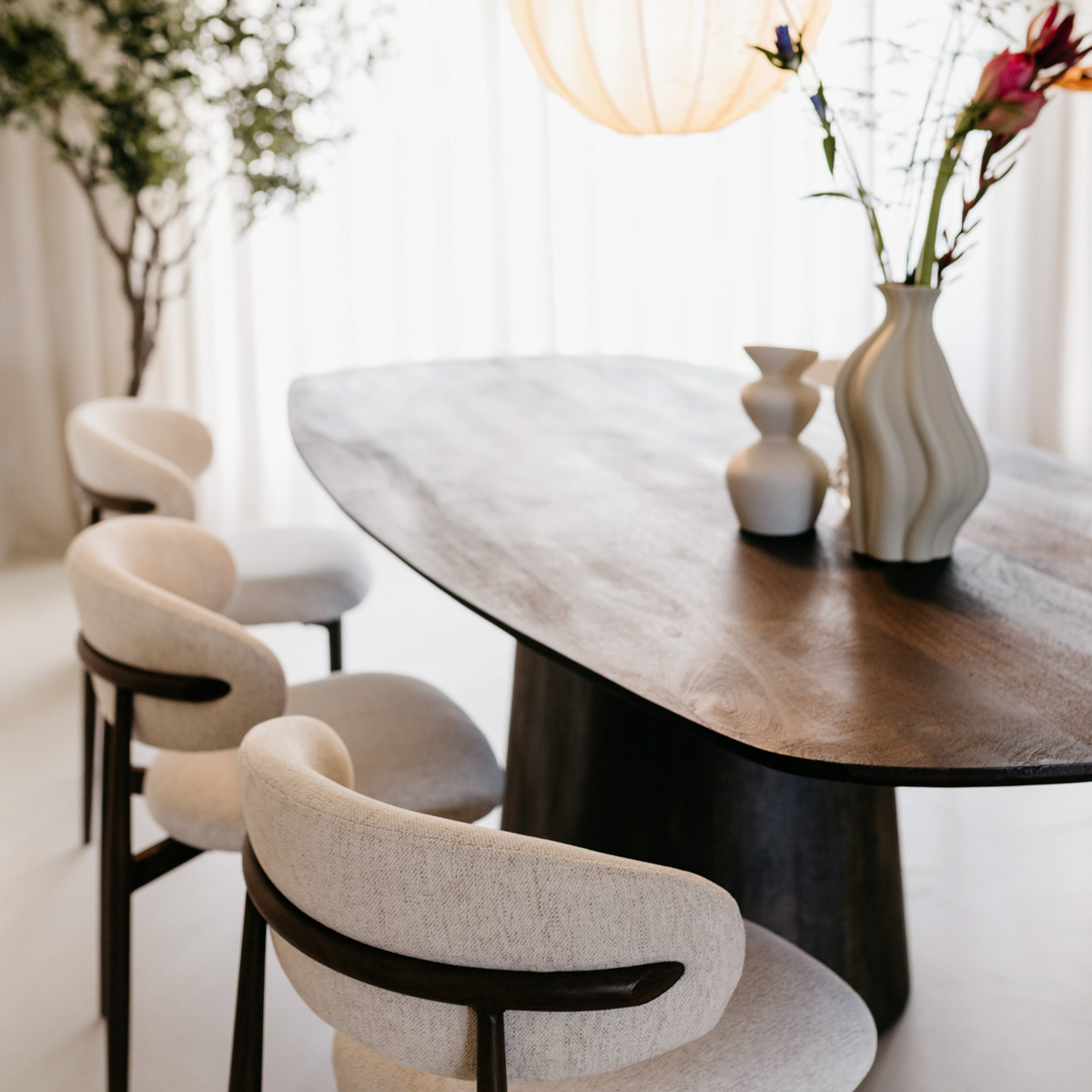 Eetkamertafel Stockholm deens ovaal 200cm