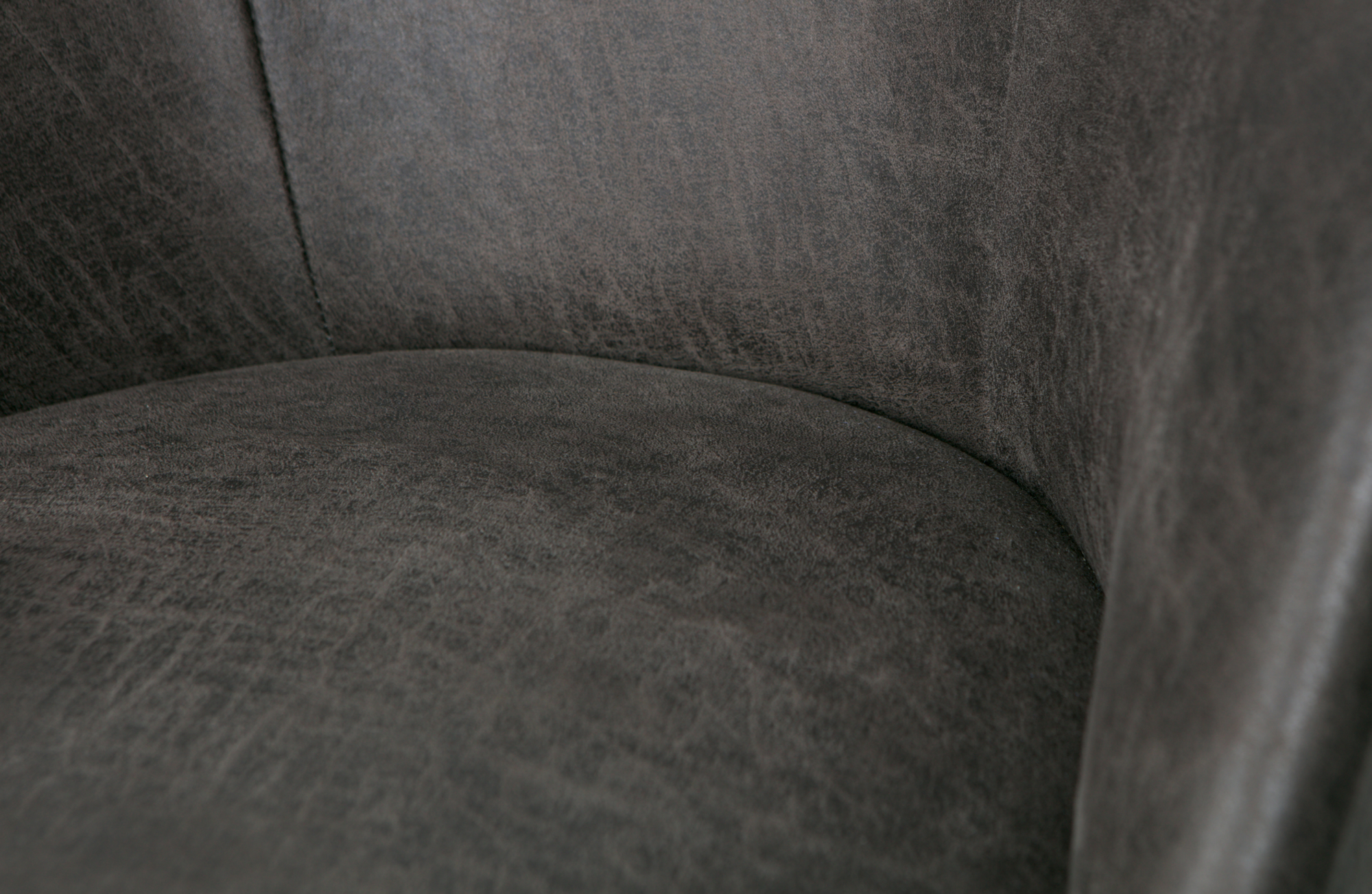 Fauteuil Vogue leer - Zwart