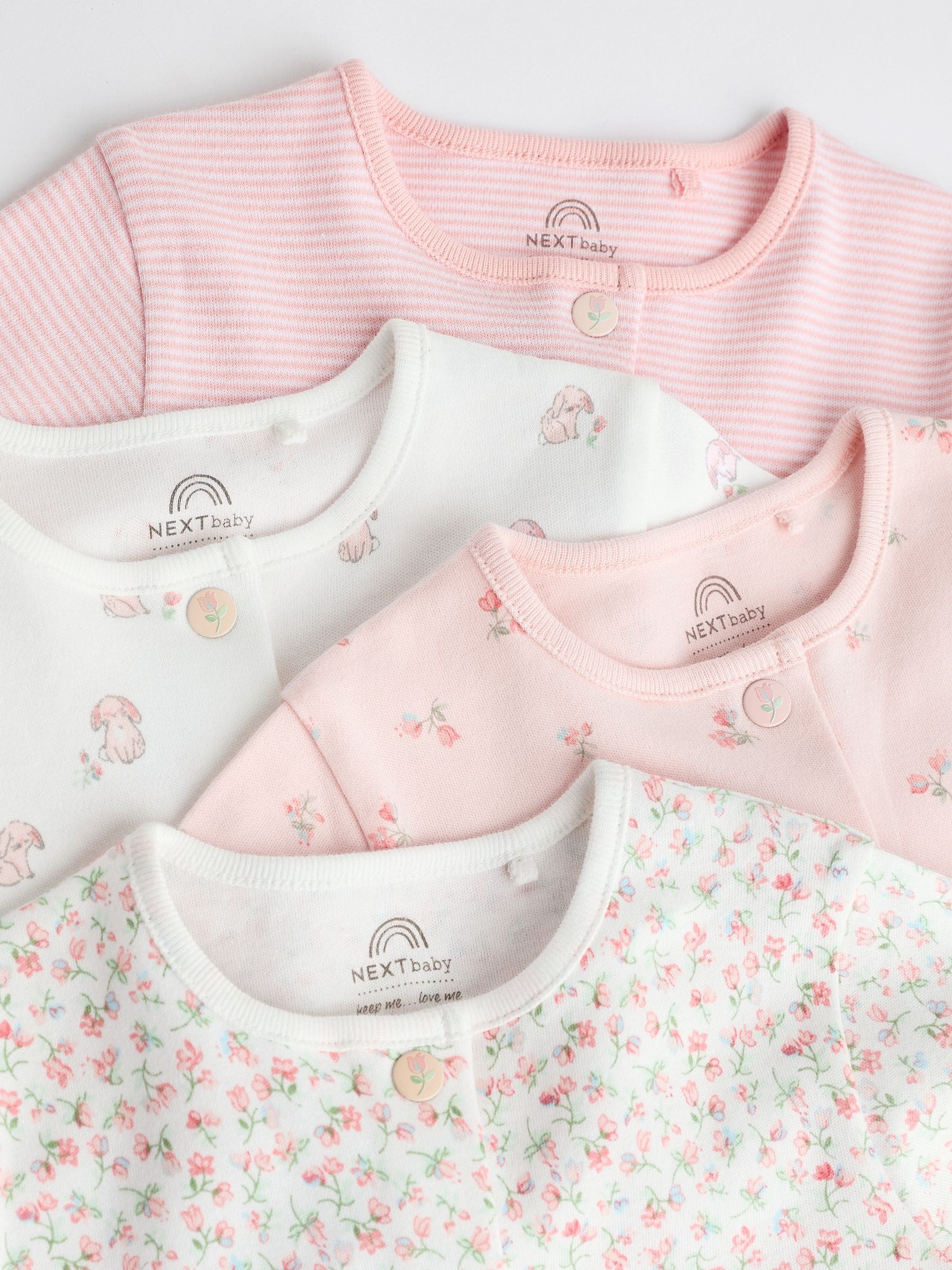 Roze - Babypyjama's (0-2 jr)
