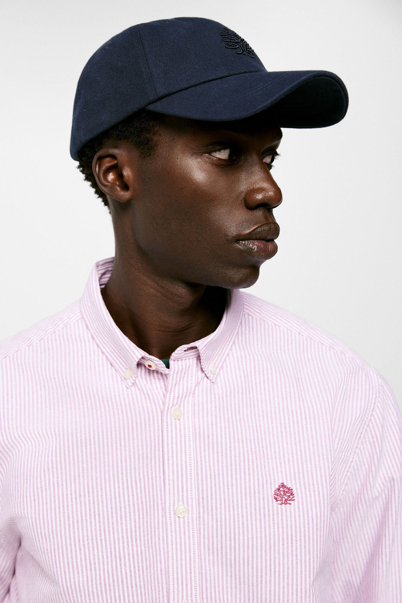 camisa polo oxford listrada