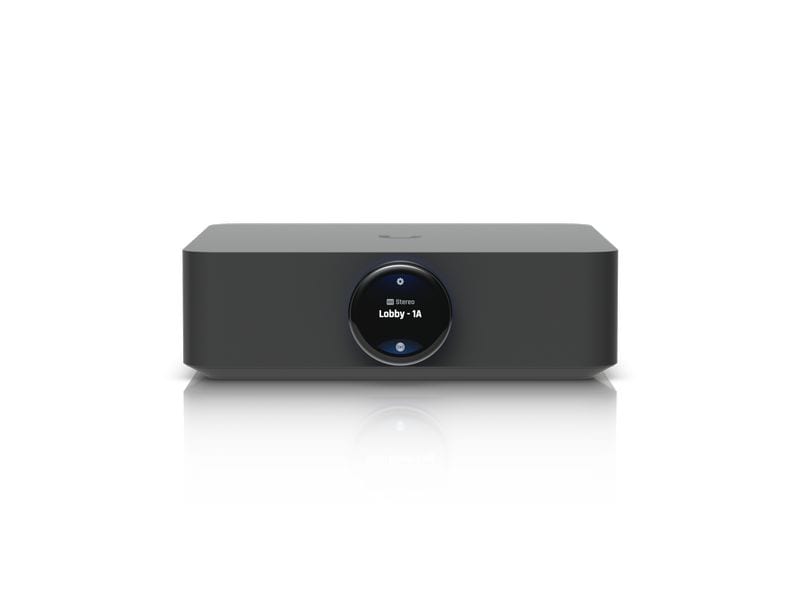 Ubiquiti Verstärker PowerAmp Schwarz Hochwertiger Lautsprecherverstärker für nahtloses Multi-Zonen-Audio-Streaming und räumliche Klangerlebnisse