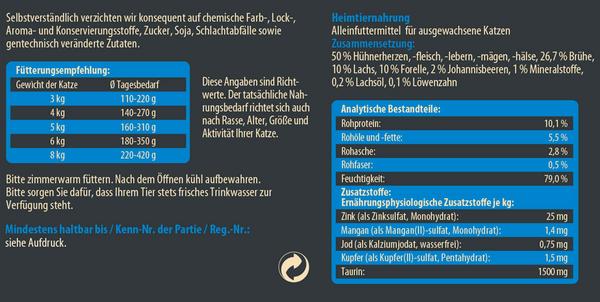 Dehner Wild Nature Nassfutter für Katzen