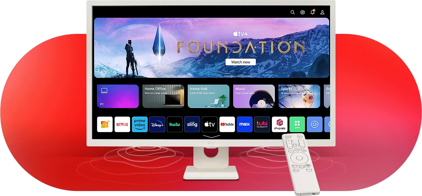 LG MyView Smart Monitor 27SR50F-W Écrans de bureau et professionnels