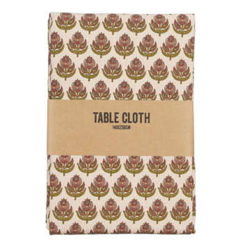 Diona tafelkleed beige - l250xb140cm