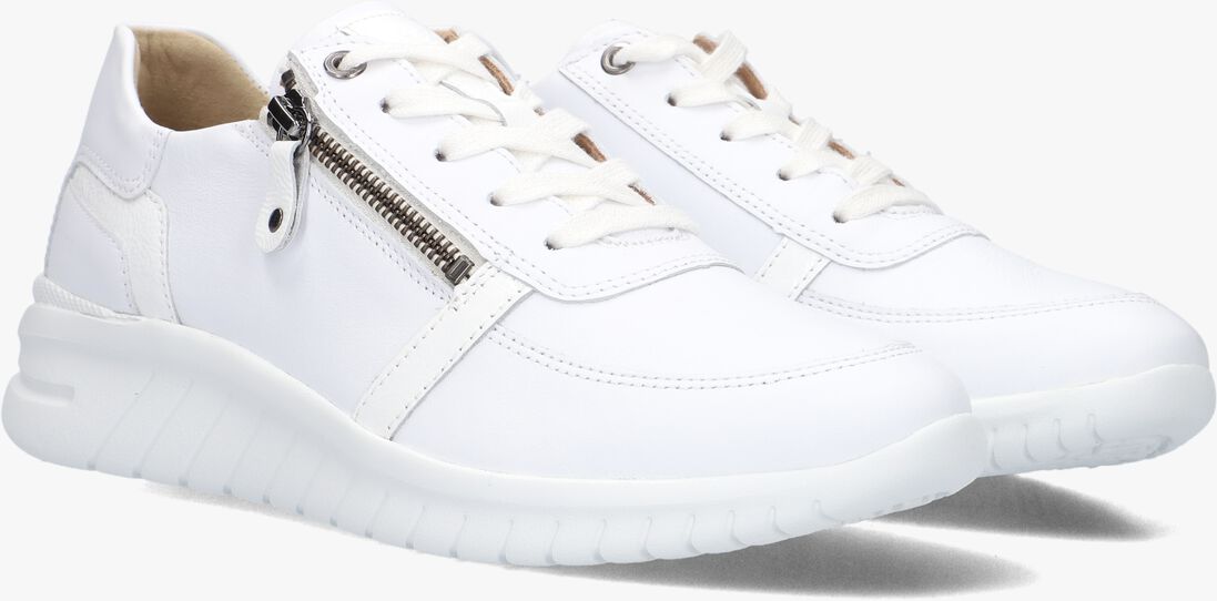 witte hartjes lage sneakers wave