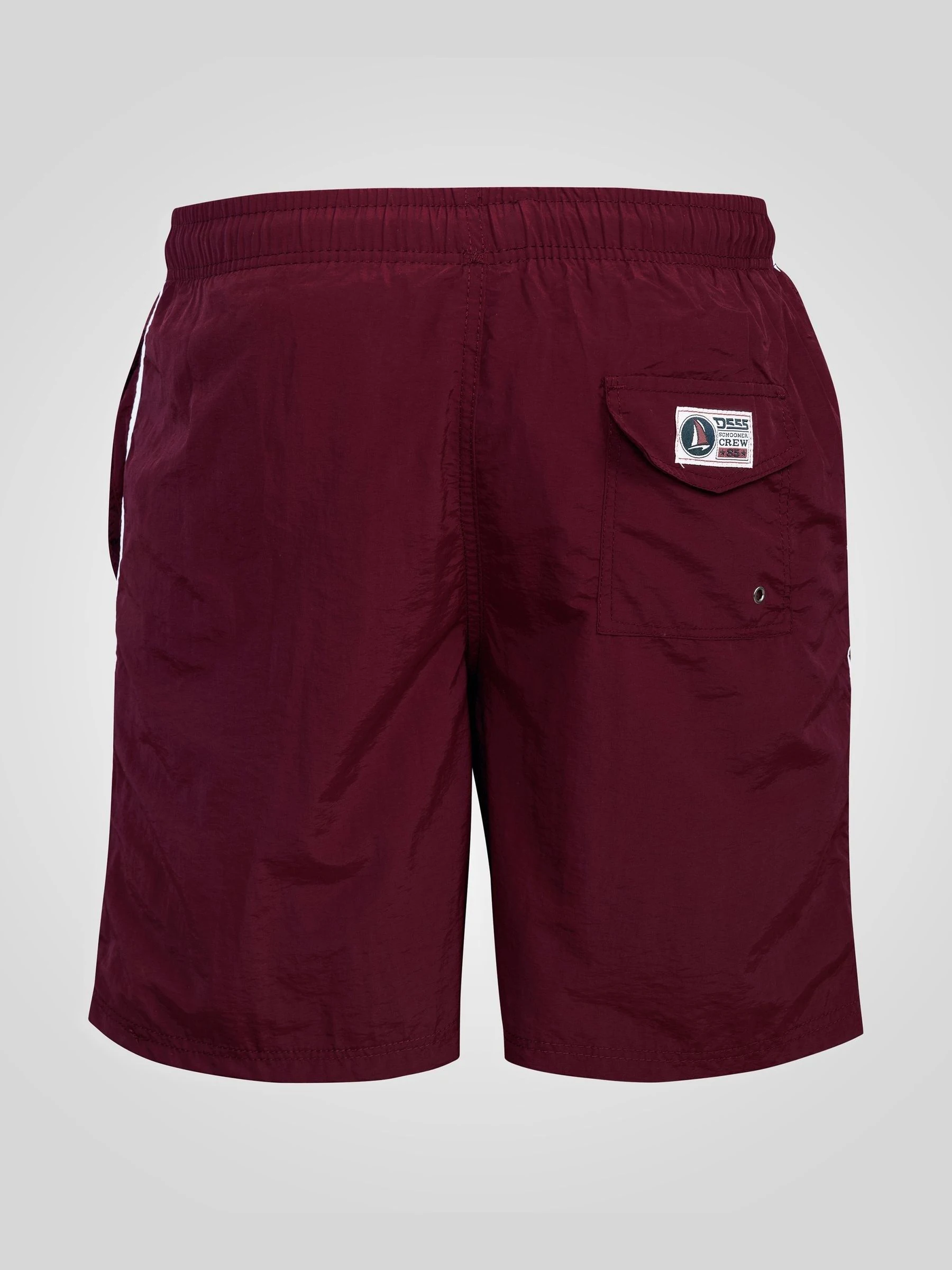 Rood - D555 YARROW Full Length Swim Shorts