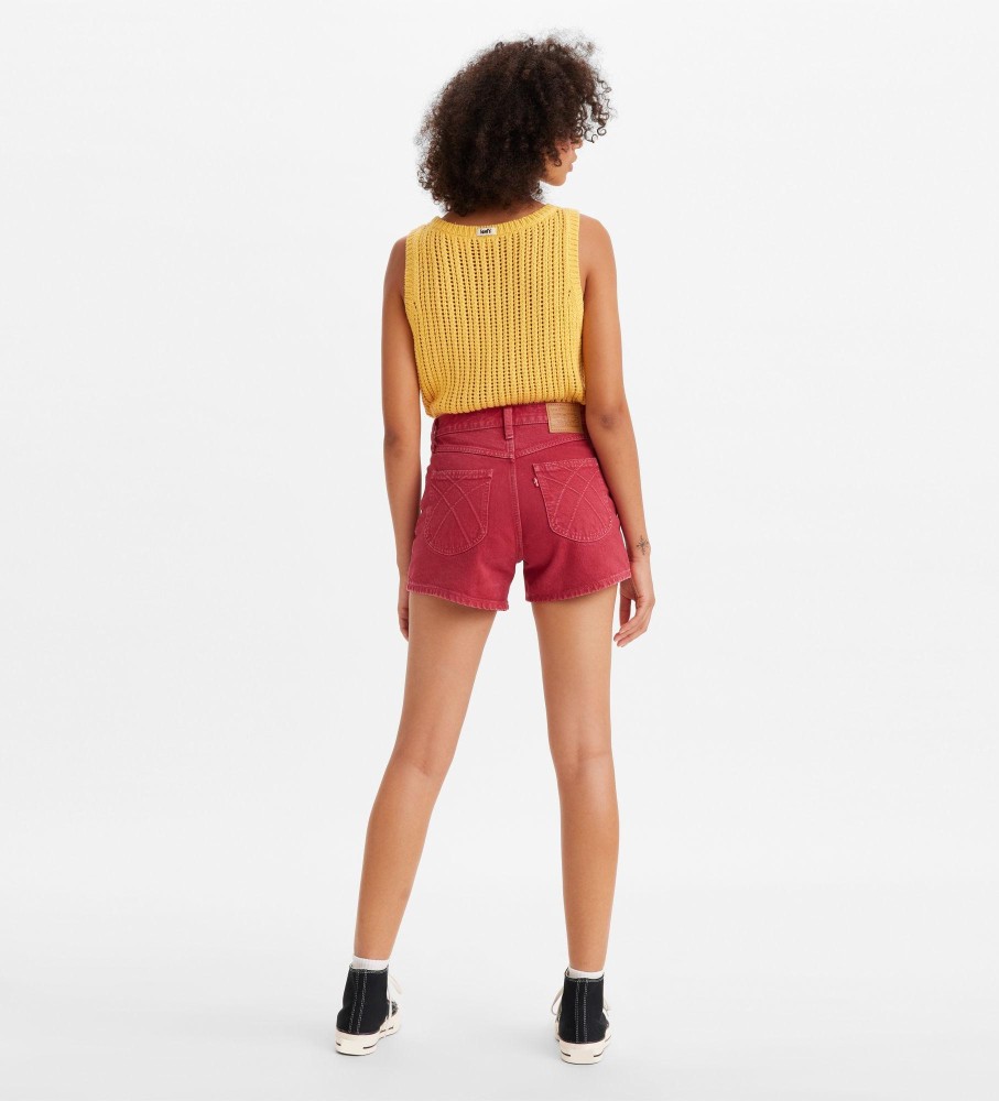 Levi's Short mãe vermelho