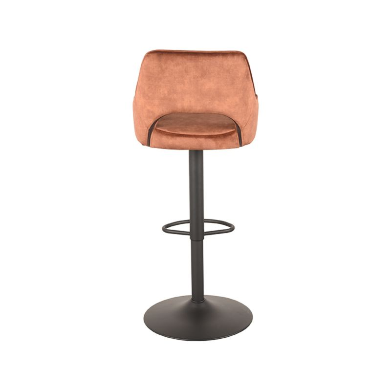 Barstoel Vera velvet set van 2 Barstoel Vera-Cognac/2