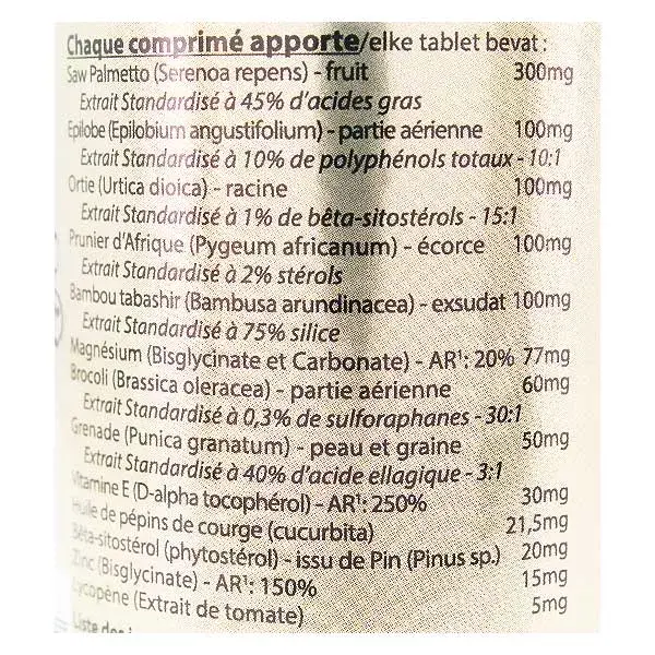 Vit'all+ Men+ Bem-estar da Próstata - 60 comprimidos