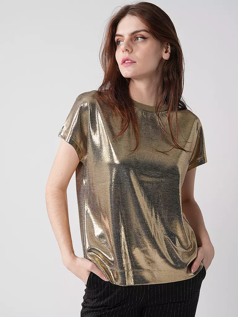 MOS MOSH T-Shirt MMNIVOLA gold