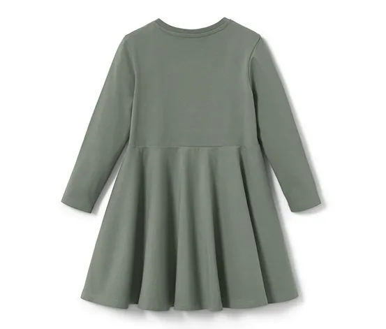 Jerseykleid mit Stickerei